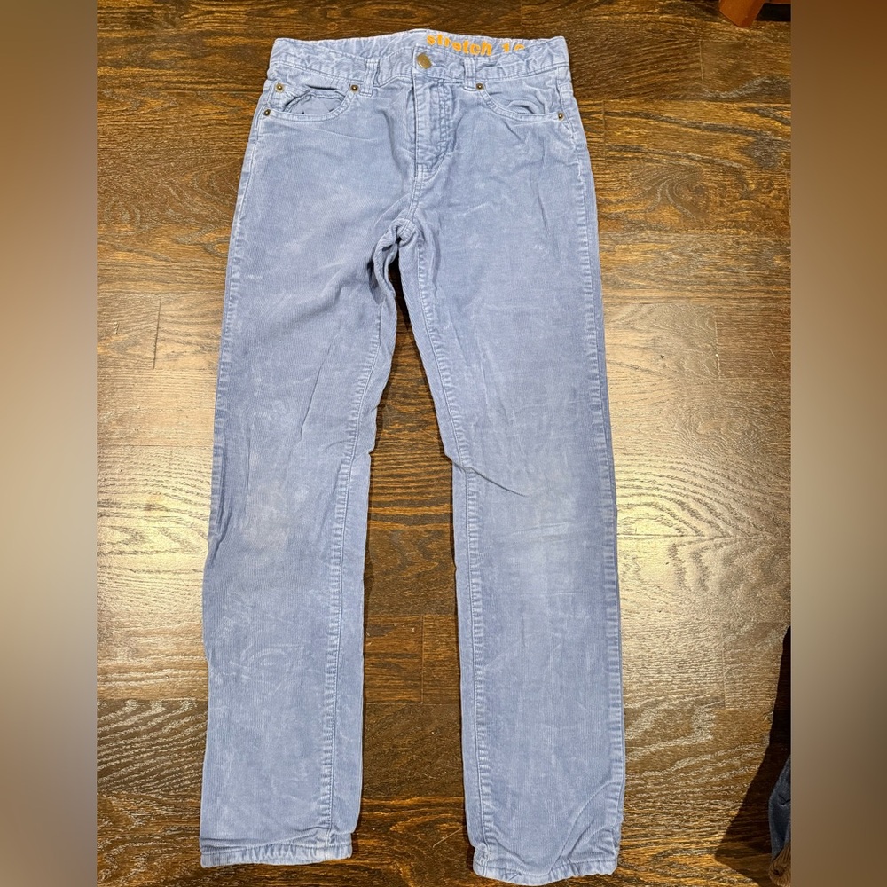 Crewcuts by J. Crew Boy’s Sz 12 Stretch Light Blue/ Gray Corduroy Pants